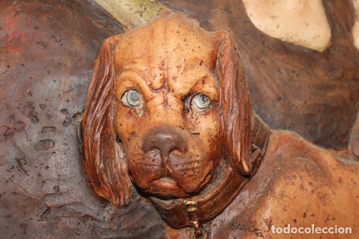 Antig&uuml;edades: PAREJA DE PANELES MITOLOGICOS OREJUDO - Foto 11