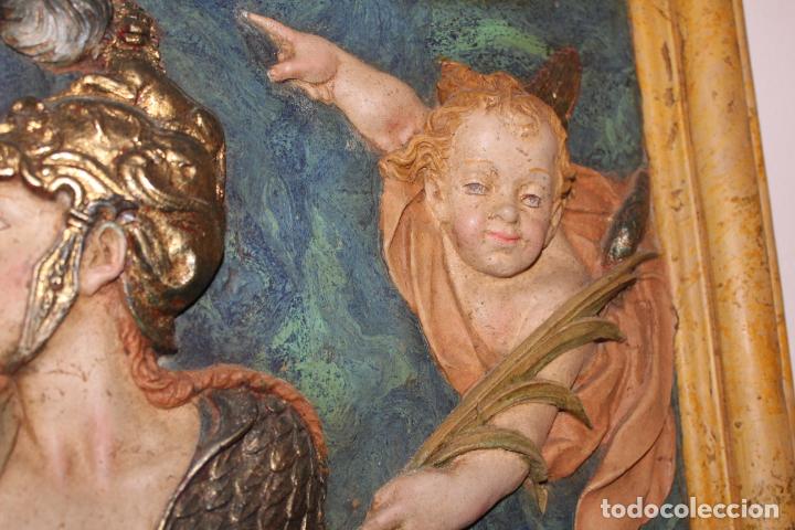 Antig&uuml;edades: PAREJA DE PANELES MITOLOGICOS OREJUDO - Foto 15