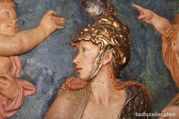 Antig&uuml;edades: PAREJA DE PANELES MITOLOGICOS OREJUDO - Foto 16