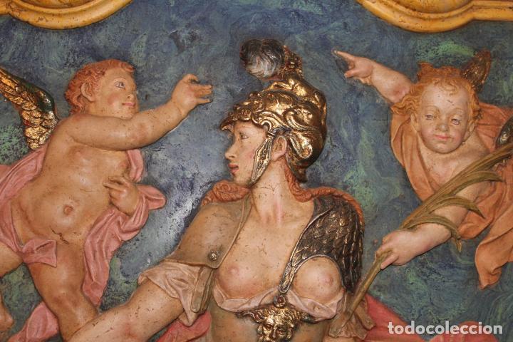 Antig&uuml;edades: PAREJA DE PANELES MITOLOGICOS OREJUDO - Foto 18