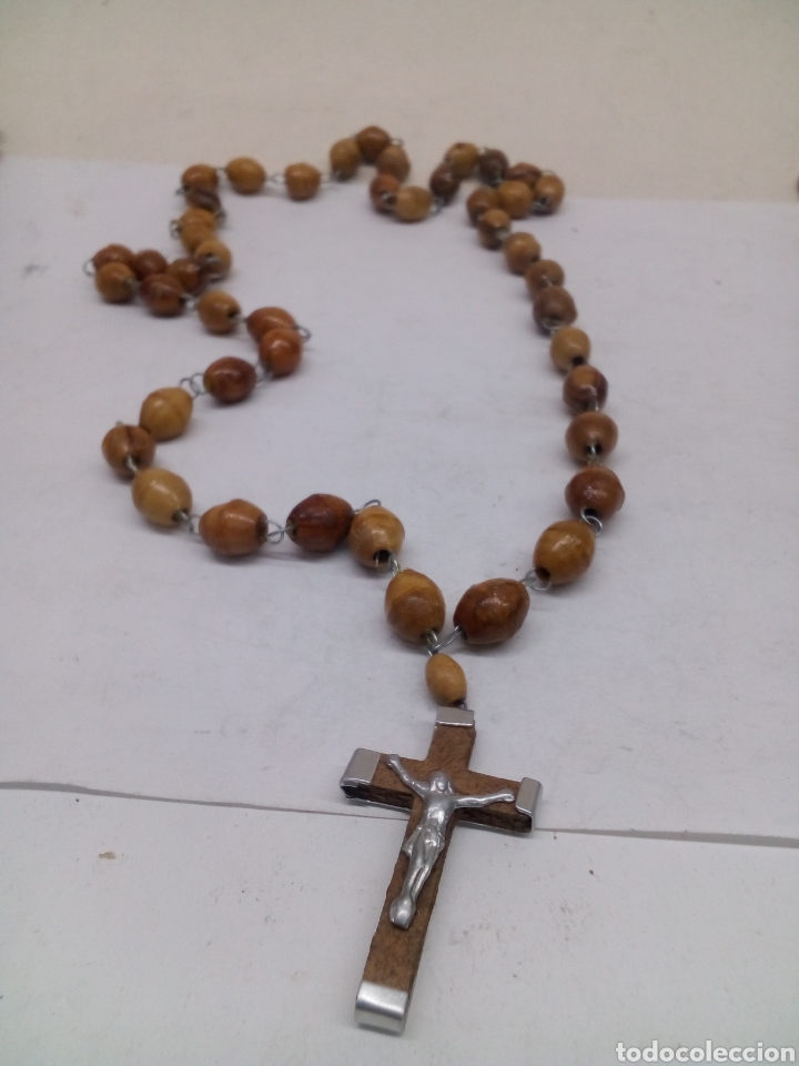 Antig&uuml;edades: Rosario de madera Jerusal&eacute;m - Foto 1