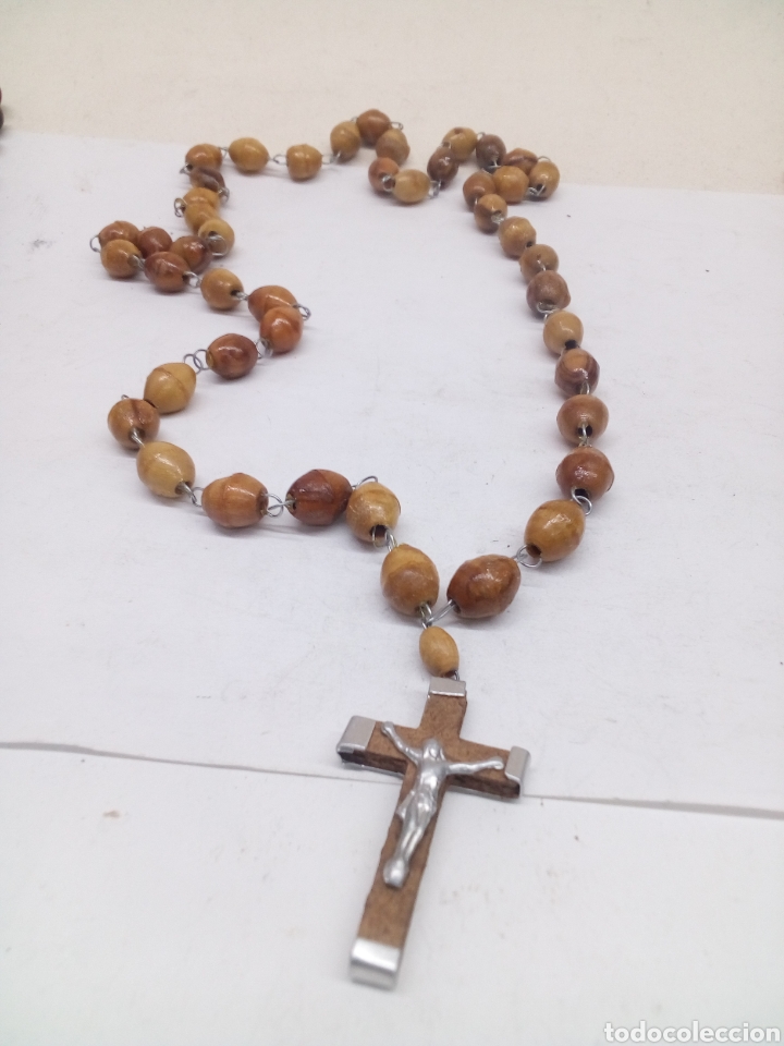 Antig&uuml;edades: Rosario de madera Jerusal&eacute;m - Foto 2