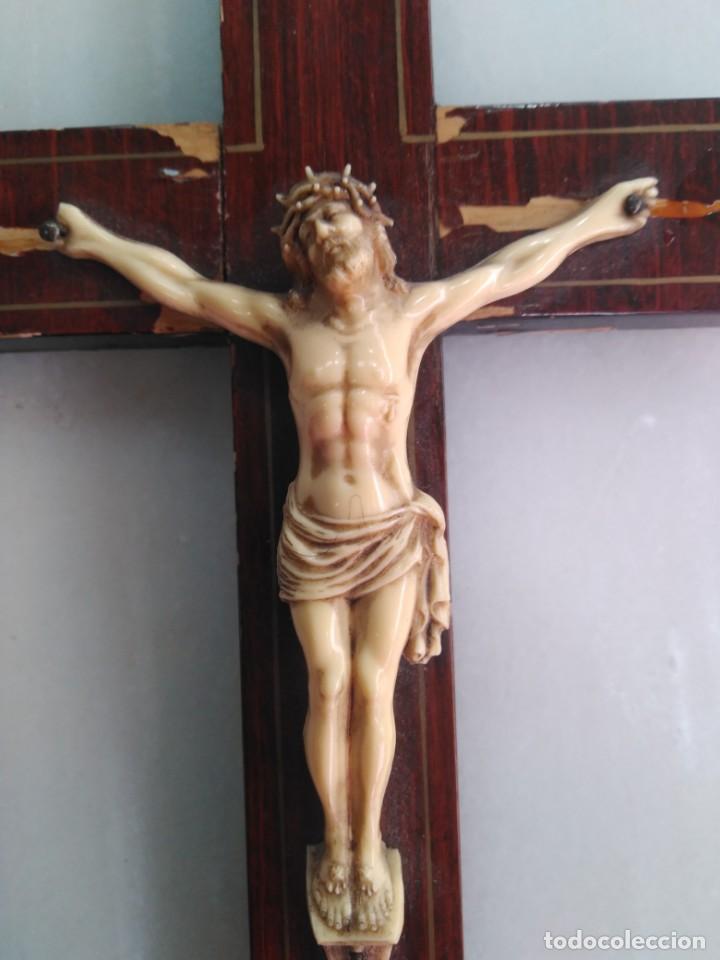 Antig&uuml;edades: Antiguo crucifijo - Foto 4