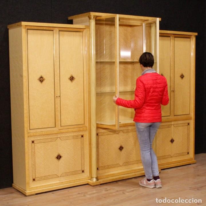 Antig&uuml;edades: Libreria italiana de madera. - Foto 11