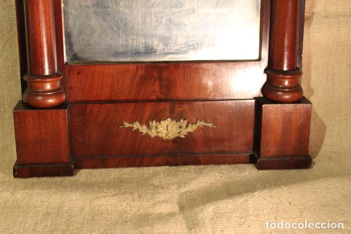 Antig&uuml;edades: ESPEJO DE MADERA DORADO - Foto 2