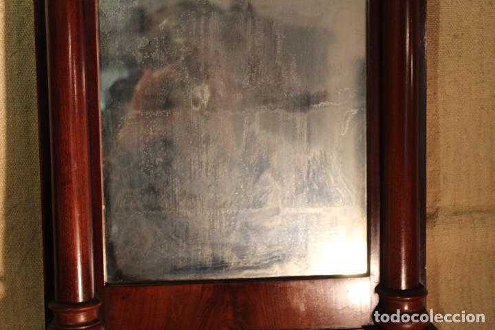 Antig&uuml;edades: ESPEJO DE MADERA DORADO - Foto 3