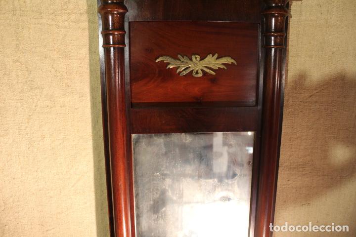 Antig&uuml;edades: ESPEJO DE MADERA DORADO - Foto 7