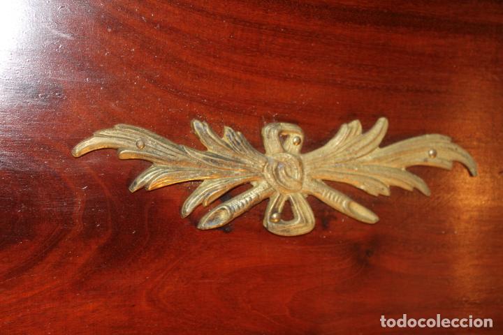 Antig&uuml;edades: ESPEJO DE MADERA DORADO - Foto 9
