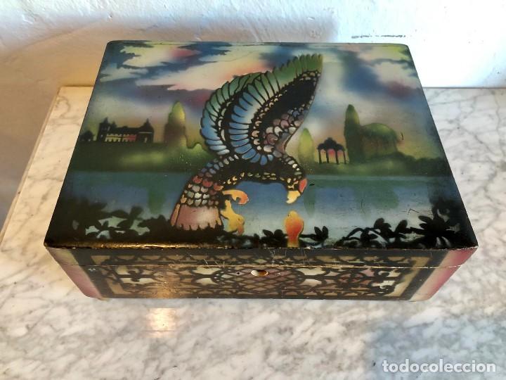Antig&uuml;edades: CAJA JOYERO COSTURERO - Foto 3