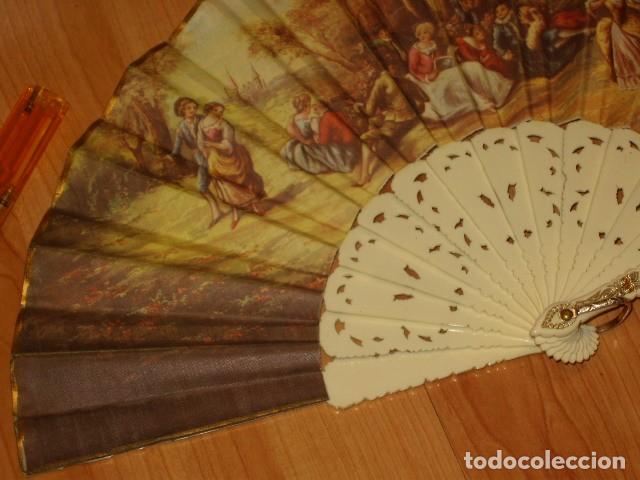 Antig&uuml;edades: ABANICO IMAGEN LITOGRAFIADA. - Foto 5