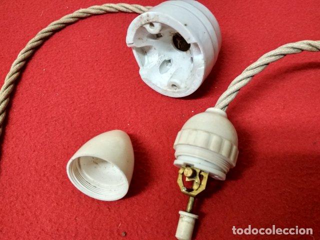 Antig&uuml;edades: ANTIGUO INTERRUPTOR LUZ TIPO PERA - Foto 3