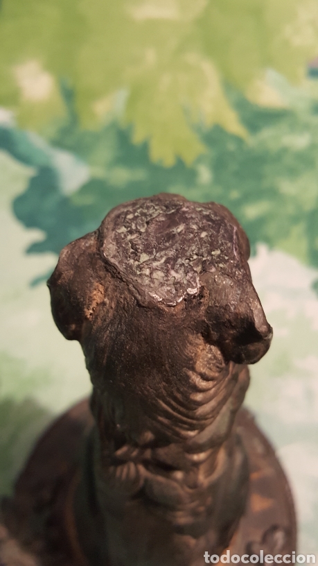 Antig&uuml;edades: FIGURA ANTIGUA DE PERRO SENTADO - Foto 36