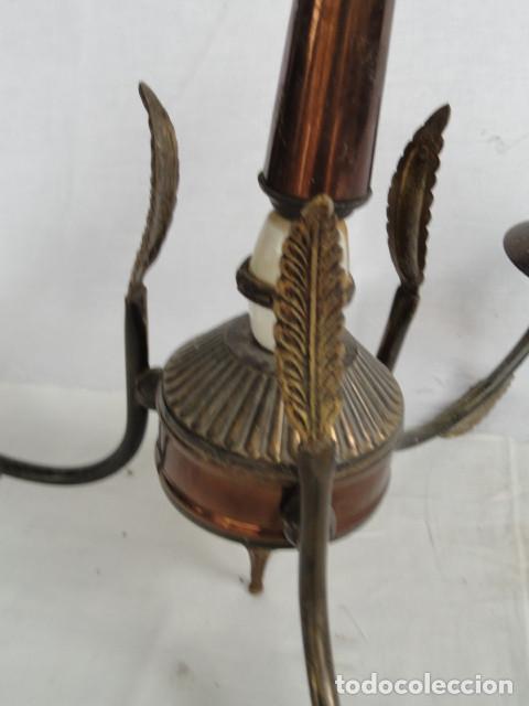 Antig&uuml;edades: SENCILLA L&Aacute;MPARA DE LAT&Oacute;N. - Foto 3
