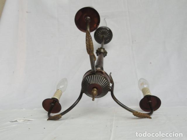Antig&uuml;edades: SENCILLA L&Aacute;MPARA DE LAT&Oacute;N. - Foto 4