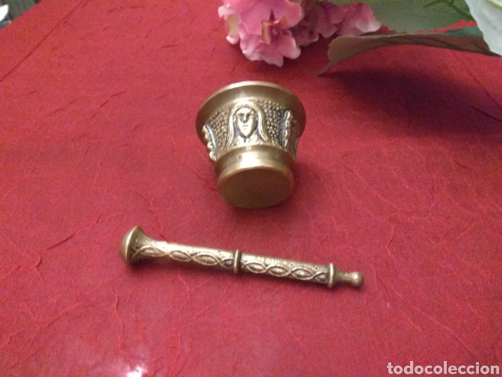 Antig&uuml;edades: MORTERO DE BRONCE A&Ntilde;O 75 - Foto 1