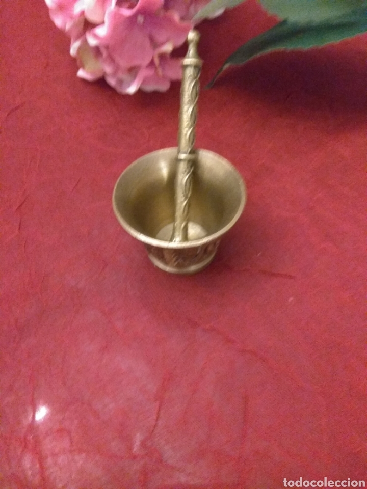 Antig&uuml;edades: MORTERO DE BRONCE A&Ntilde;O 75 - Foto 3