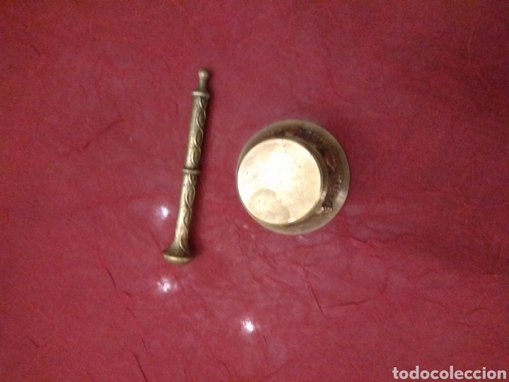 Antig&uuml;edades: MORTERO DE BRONCE A&Ntilde;O 75 - Foto 4