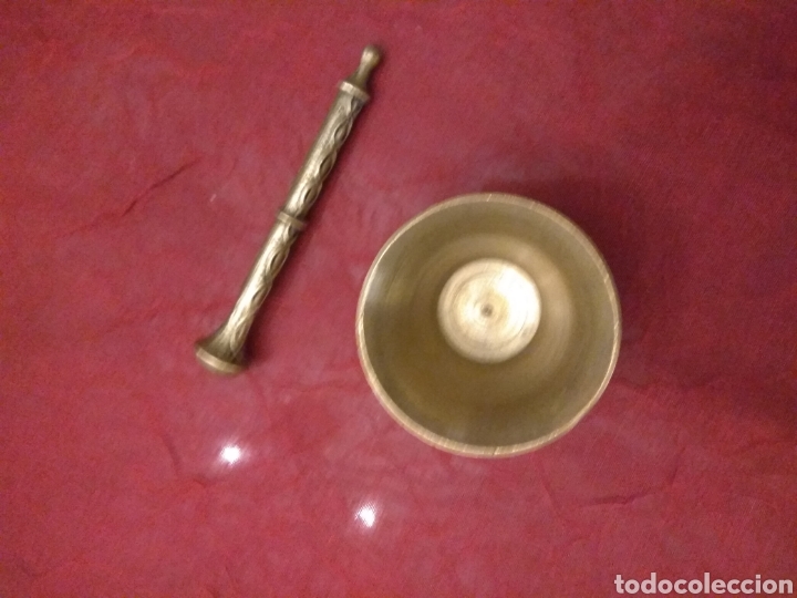 Antig&uuml;edades: MORTERO DE BRONCE A&Ntilde;O 75 - Foto 5