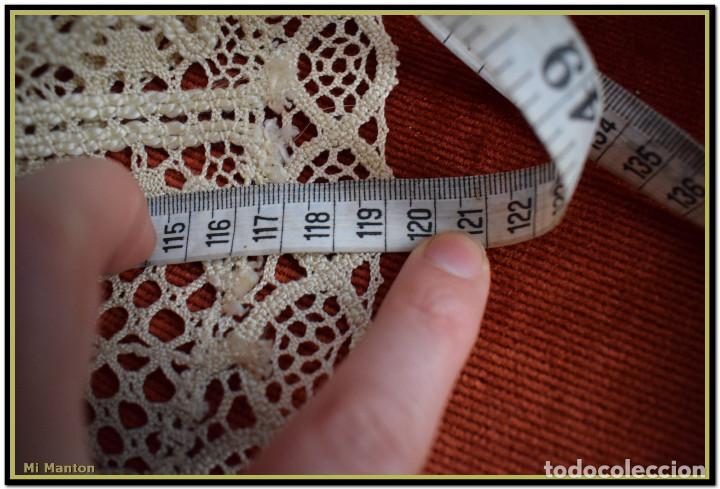 Antig&uuml;edades: Tapete beige bolillo - Foto 6