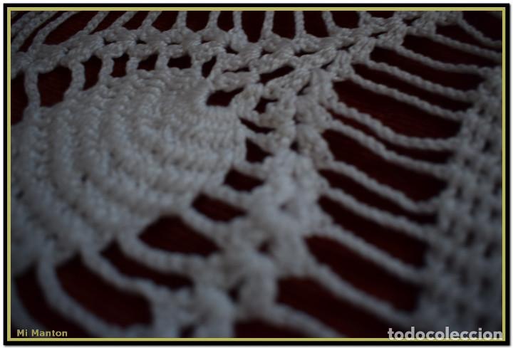 Antig&uuml;edades: Tapete croche redondo grande - Foto 3