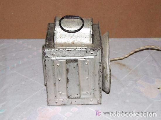 Antig&uuml;edades: FAROL DE HIERRO ELECTRIFICADO, LUZ, - Foto 3