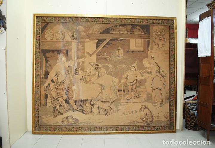 Antig&uuml;edades: TAPIZ ANTIGUO DE GRAN TAMA&Ntilde;O - Foto 3