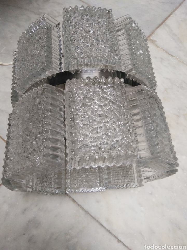 Antig&uuml;edades: Lampara de cristal art dec&oacute; - Foto 5