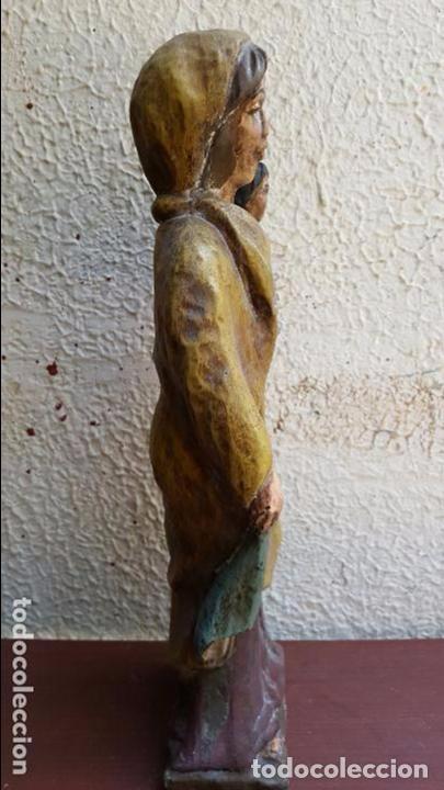 Antig&uuml;edades: TALLA DE MADERA , VIRGEN CON NI&Ntilde;O - Foto 4