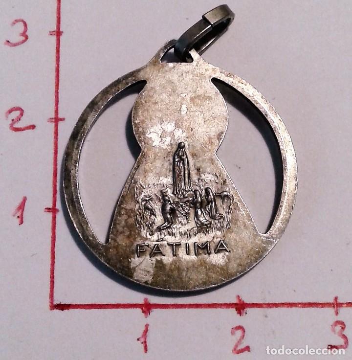 Antig&uuml;edades: MEDALLA RELIGIOSA. VIRGEN DE FATIMA - Foto 2