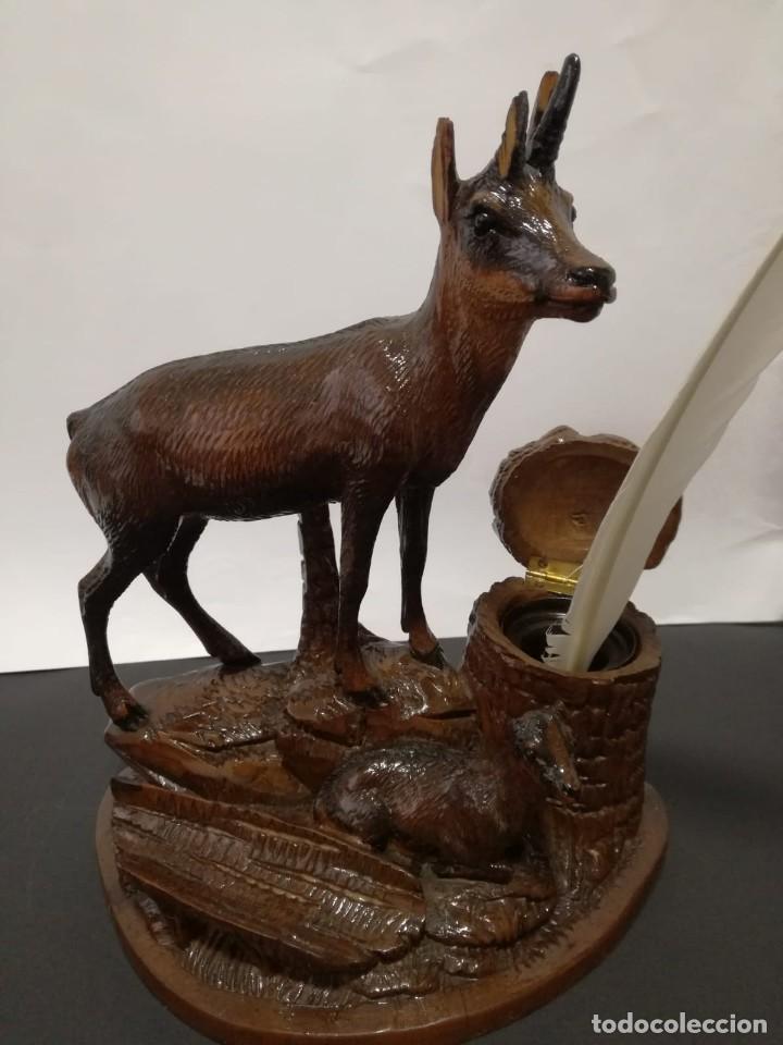 Antiques: Escribania de madera