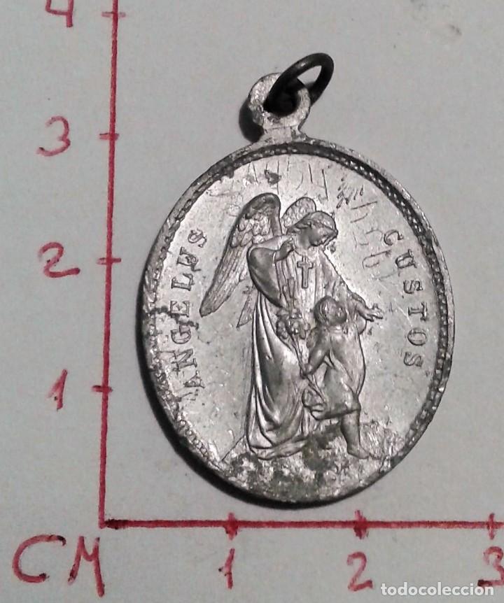 Antig&uuml;edades: MEDALLA RELIGIOSA. ANGELUS CUSTOS - Foto 1
