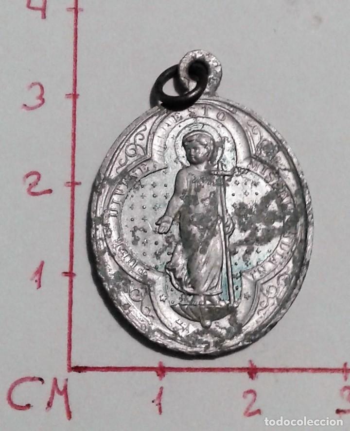 Antig&uuml;edades: MEDALLA RELIGIOSA. ANGELUS CUSTOS - Foto 2