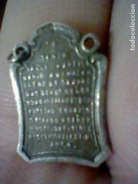 Antig&uuml;edades: MEDALLA ORACION DESGASTADA - Foto 1