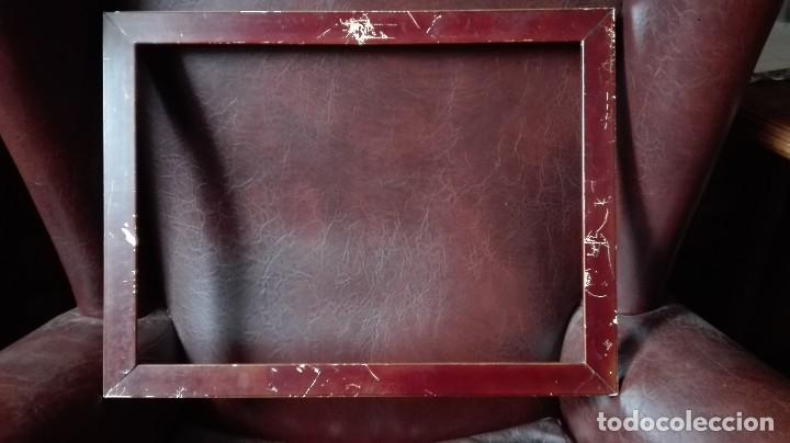 Antig&uuml;edades: Marco de madera barnizado para restaurar - Foto 1