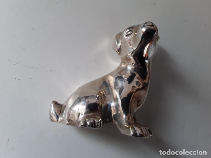 Antig&uuml;edades: Figura de perro en metal - Foto 3