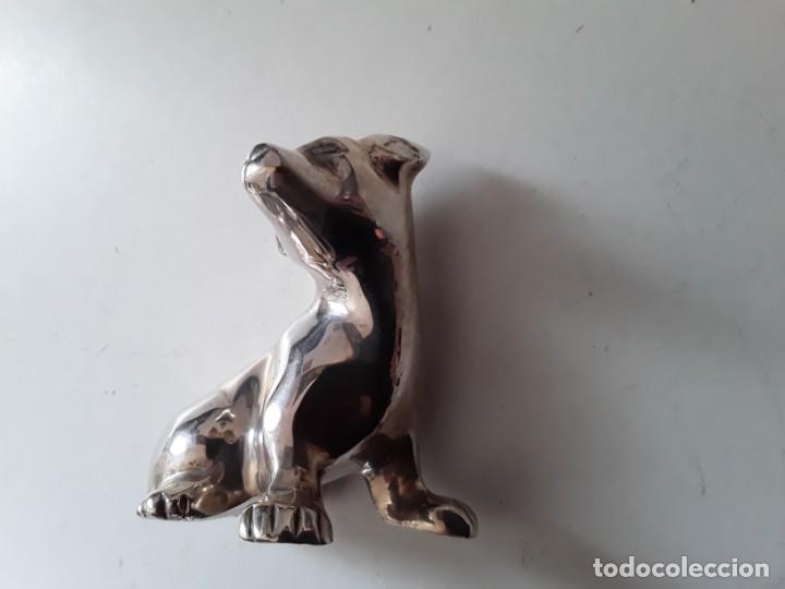 Antig&uuml;edades: Figura de perro en metal - Foto 4