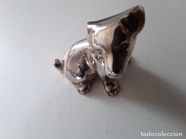 Antig&uuml;edades: Figura de perro en metal - Foto 5
