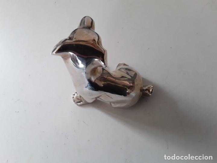 Antig&uuml;edades: Figura de perro en metal - Foto 7