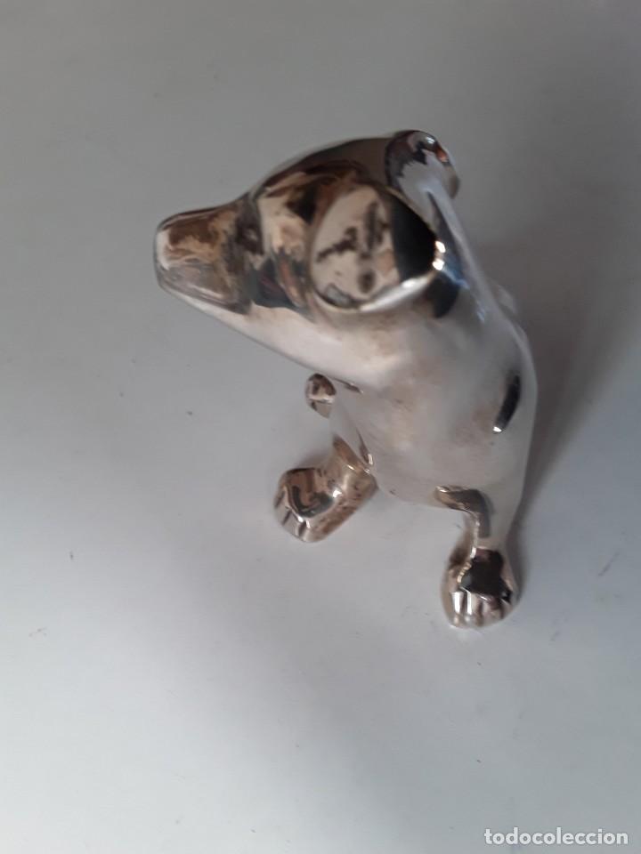Antig&uuml;edades: Figura de perro en metal - Foto 9