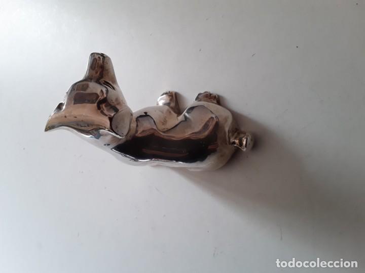 Antig&uuml;edades: Figura de perro en metal - Foto 12