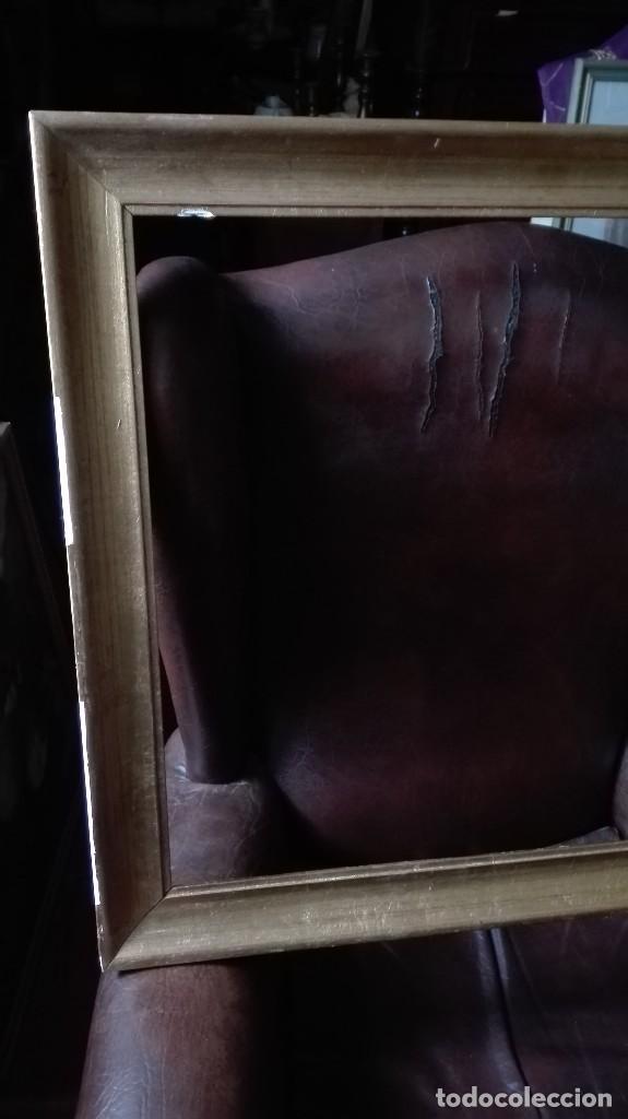 Antig&uuml;edades: Marco de madera dorado para restaurar - Foto 2