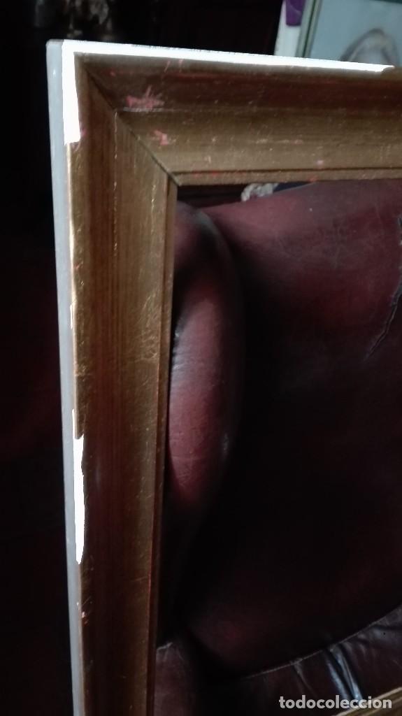 Antig&uuml;edades: Marco de madera dorado para restaurar - Foto 3