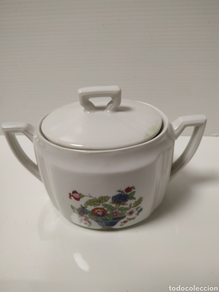 Antig&uuml;edades: Azucarero de porcelana - Foto 1