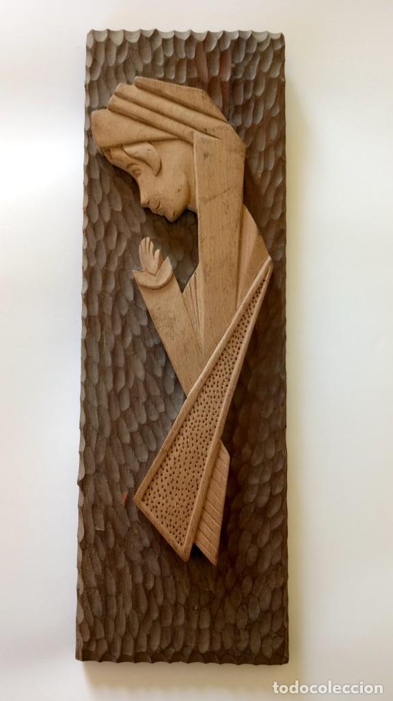 Antig&uuml;edades: Virgen de madera - Foto 1