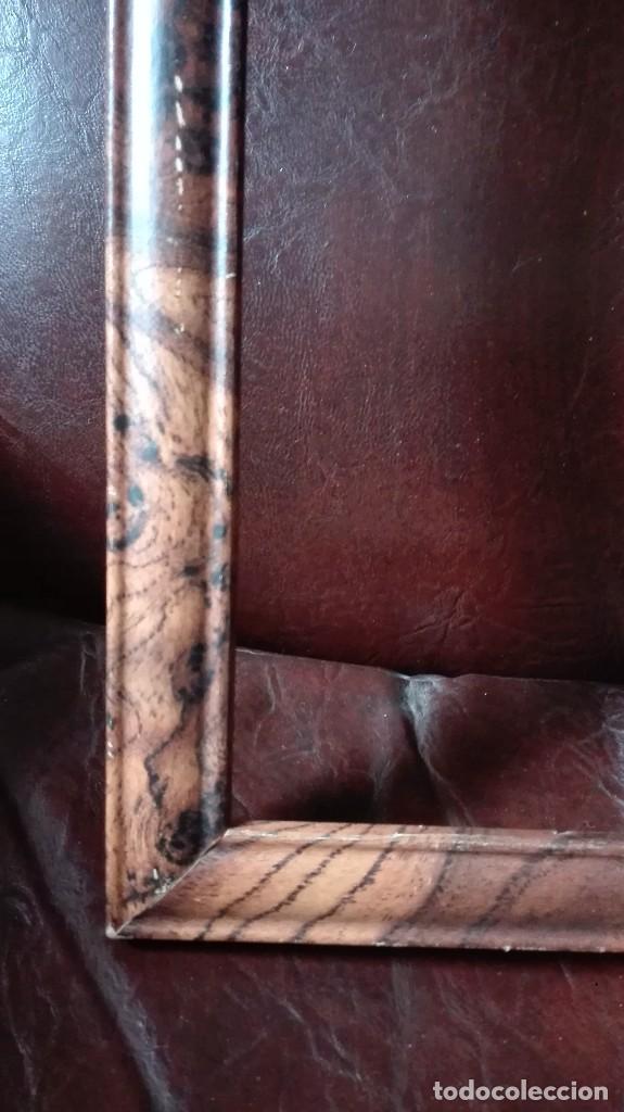 Antig&uuml;edades: Marco marmoleado de madera - Foto 2