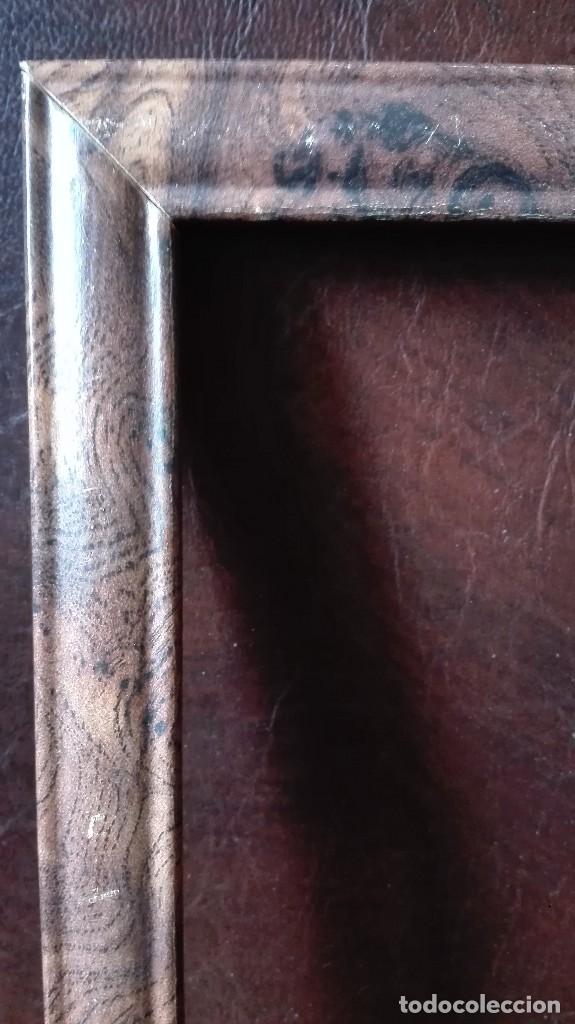 Antig&uuml;edades: Marco marmoleado de madera - Foto 2