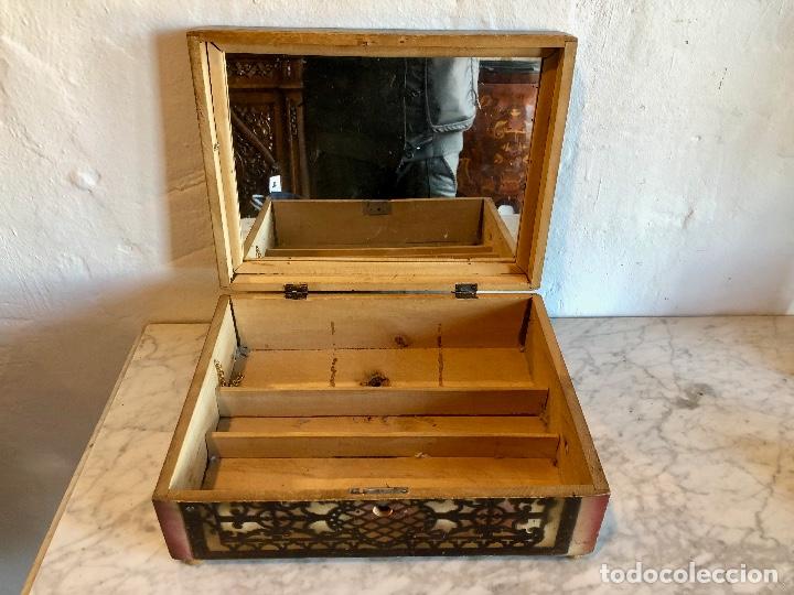 Antig&uuml;edades: CAJA COSTURERO - Foto 5