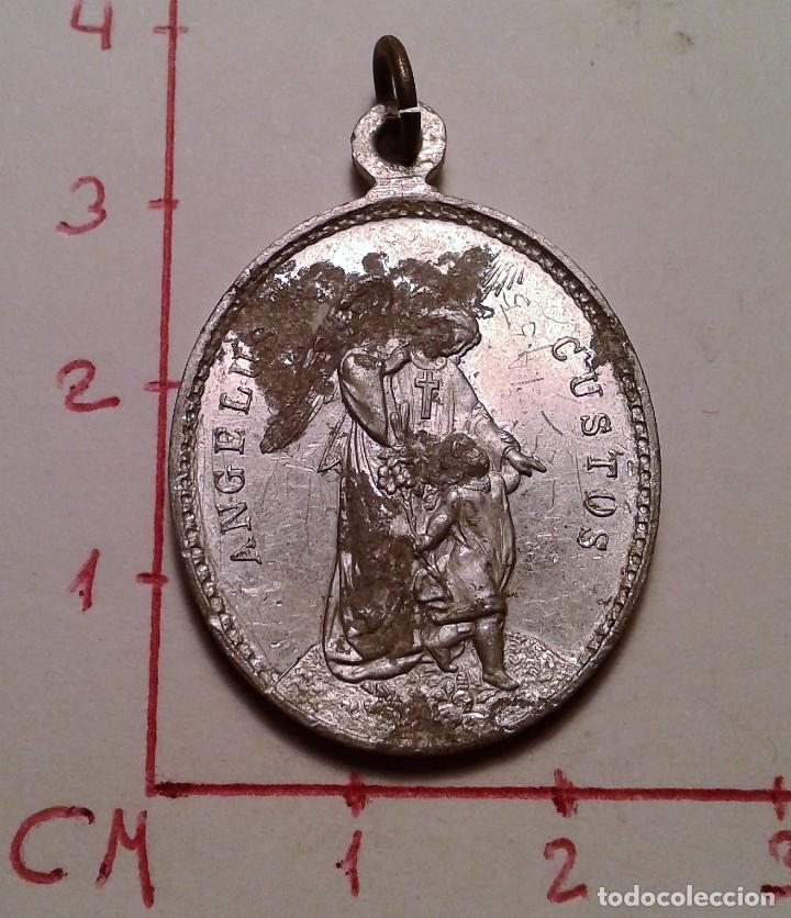 Antig&uuml;edades: MEDALLA RELIGIOSA. ANGELUS CUSTOS - Foto 1
