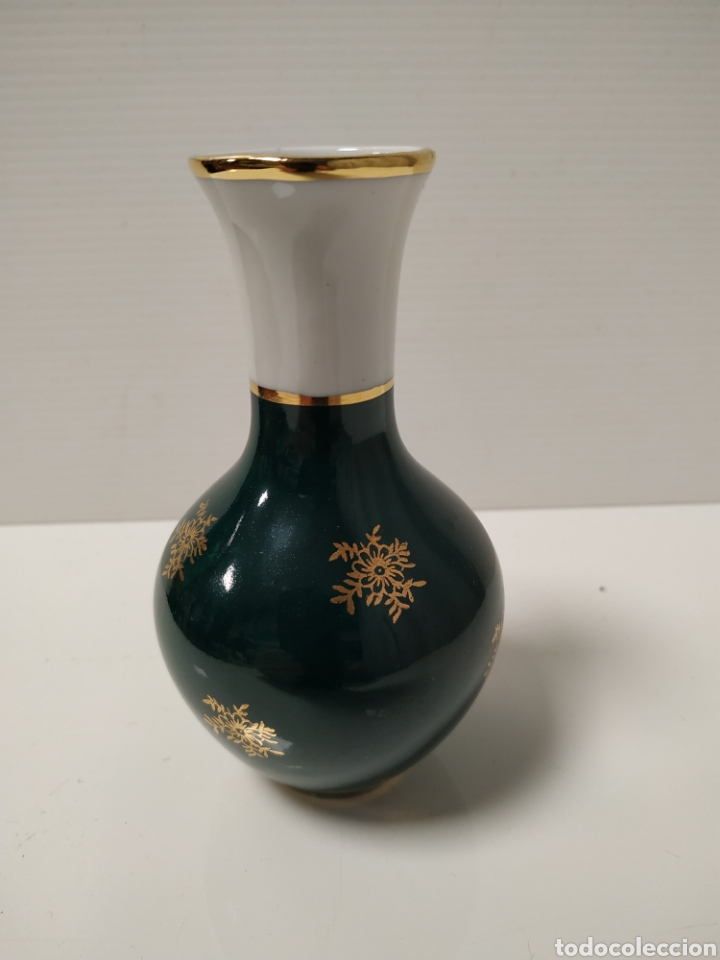 Antig&uuml;edades: Antiguo jarron 12 cm Limoges - Foto 2