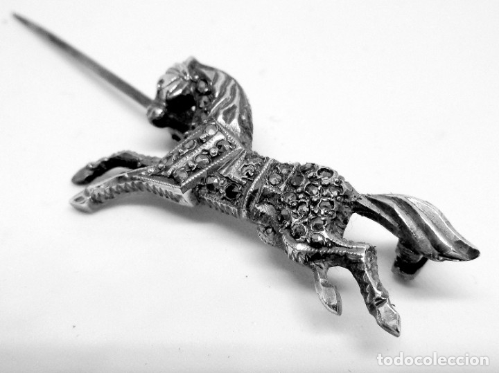 Antig&uuml;edades: BROCHE MARCASITAS - Foto 3